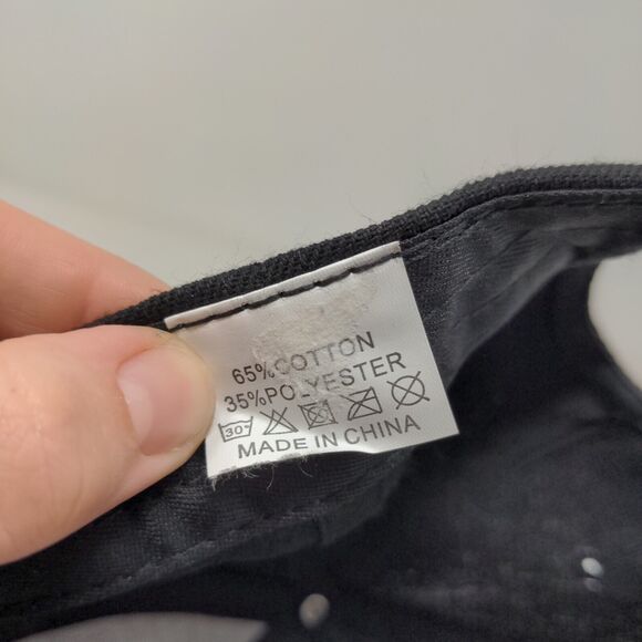 J&W Women's Strapback Hat Black Adjustable Dog Mom Embroidered Logo W/Tags - Picture 11 of 11